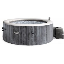 INTEX PureSpa Greywood Bubble Deluxe Whirlpool für 4 Personen S2 28440