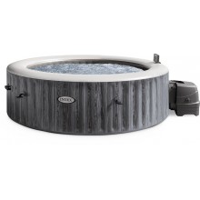 INTEX PureSpa Greywood Bubble Deluxe Whirlpool für 6 Personen S2 28442
