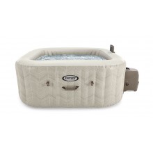 INTEX PureSpa Chevron Bubble Deluxe Whirlpool für 6 Personen S2 28472NP