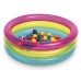 INTEX BABY BALL PIT Aufblasbares Bällebad mit drei Ringen 86 x 25 cm 48674
