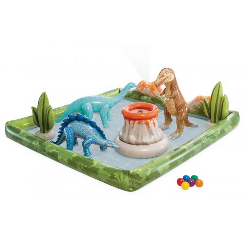 INTEX Playcenter Jurassic Adventure Planschbecken Kinderpool Dino 56132NP