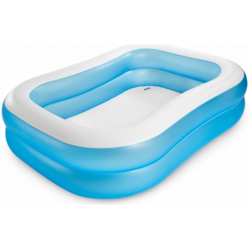 INTEX rechteckiger Pool, Blau Weiß 203x152x48 cm 57180NP