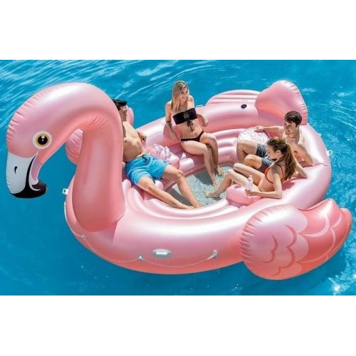 INTEX FLAMINGO PARTY ISLAND Schwimminsel 422 × 373 × 185 cm 57267EU