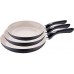 KAISERHOFF Keramik-Bratpfannen-Set 3-teilig KH-2411