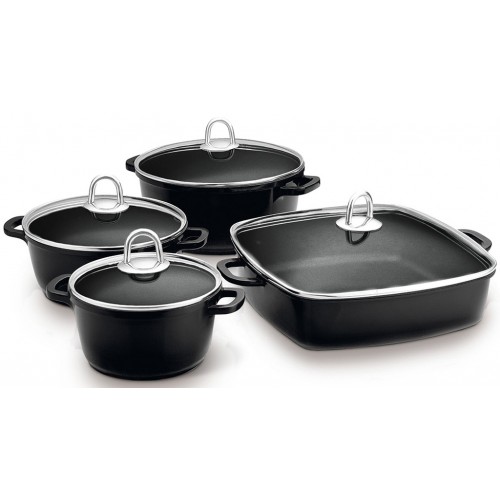LAMART LT1168 UTENSILIEN-SET 8-TEILIG SCHWARZ GUSSEISEN