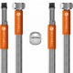 MERABELL Aqua,Schlauch für Wasserarmaturen,G3/8"-M10x1 langes Gew.2Stk.+StrahlreglerM0015