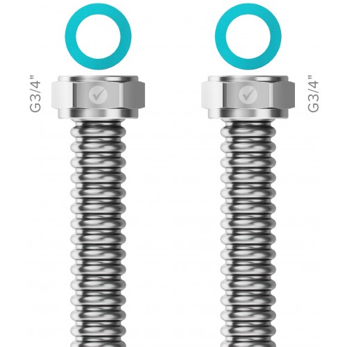 MERABELL READY! Edelstahlrohr G3/4"-G3/4" 40cmM0418