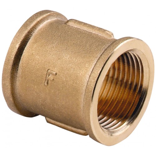 FERRO Messing-Doppelnippel 5/4" M05ZW