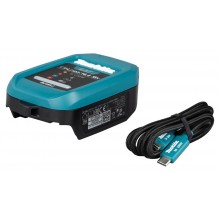Makita 1916D9-8 Ladegerät DC18SJ mit USB-PD-Kabel