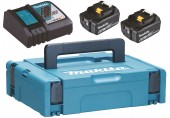 Makita Set Li-ion LXT 18V 2xBL1860B Akku + DC18RC Ladegerät + Koffer 198116-4