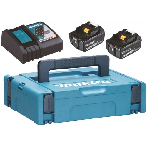 Makita Set Li-ion LXT 18V 2xBL1860B Akku + DC18RC Ladegerät + Koffer 198116-4