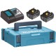 Makita Set Li-ion LXT 18V 2xBL1860B Akku + DC18RC Ladegerät + Koffer 198116-4