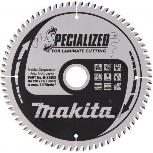 Makita SPECIALIZED Sägeb.216x30x72Z= old B-29474 Makita SPECIALIZED Sägeb.216x30x72Z= old B-29474