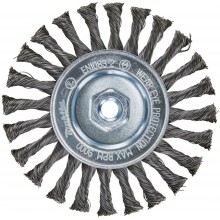Makita D-45761 Scheibenbürste aus gezopftem Stahldraht 150 mm
