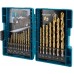 Makita D-67527 Bohrer-Satz für Metall HSS-TiN 19-tlg