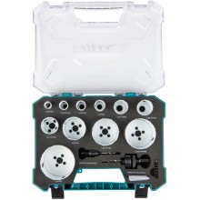 Makita D-82959 BiM Lochsägen-Set, 14-teilig im Kunststoffkoffer