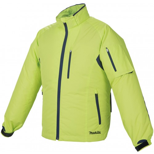 Makita DFJ212AL Arbeitsjacke Größe L mit Ventilatoren für Li-Ion-Akkus CXT /LXT ohne Akku Makita DFJ212AL Arbeitsjacke Größe L mit Ventilatoren für Li-Ion-Akkus CXT /LXT ohne Akku
