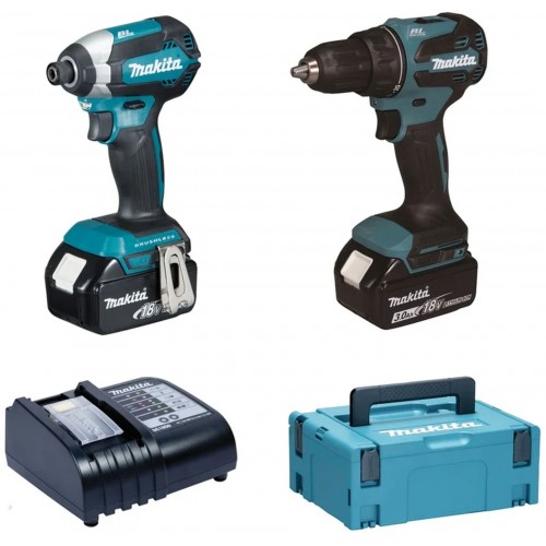 Makita DLX2535SJ Akku-Set DDF490 + DTD153 Li-Ion LXT 18 V Makita DLX2535SJ Akku-Set DDF490 + DTD153 Li-Ion LXT 18 V