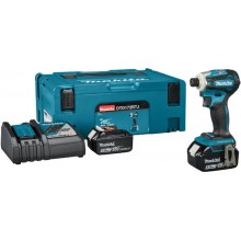 Makita DTD172RTJ Akku-Schlagschrauber 1/4" Li-ion LXT 18V/5,0Ah, Makpac