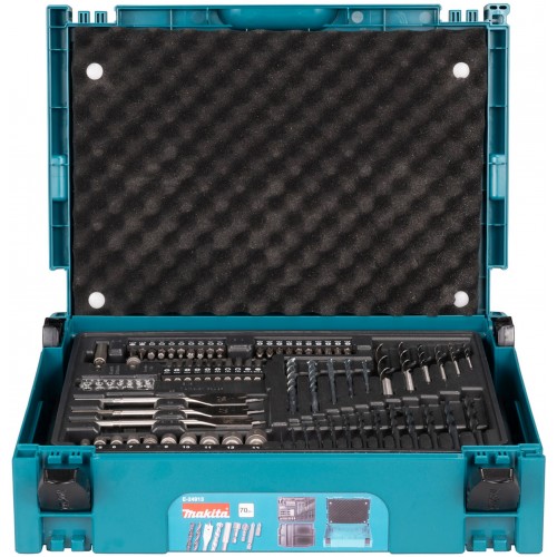 Makita E-24913 70-teiliges Bohrer- und Bit-Set Makpac