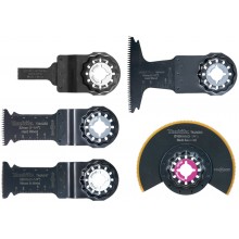 Makita E-29854 Multitool-Werkzeug-Set Starlock, 5-teilig in Kunststoffbox
