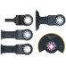 Makita E-29854 Multitool-Werkzeug-Set Starlock, 5-teilig in Kunststoffbox