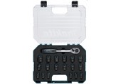Makita E-30069 Impact Black Steckschlüsselsatz 1/2", 19-teilig im Kunststoffkoffer