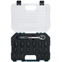 Makita E-30069 Impact Black Steckschlüsselsatz 1/2", 19-teilig im Kunststoffkoffer