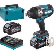 Makita TW001GU201 Akku-Schlagschrauber 3/4" Li-Ion XGT 40V/4,0 Ah, Makpac