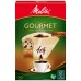 Melitta Filtertüten Gourmet Intense 1x4, Größe 4, braun, 80 Stück