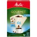 Melitta Filtertüten Gourmet Mild 1x4, Größe 4, braun, 80 Stück