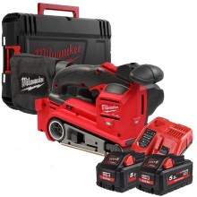 Milwaukee M18 FBTS75-552X Akku-bandschleifer 2x5.5 Ah, HD Box 4933479615