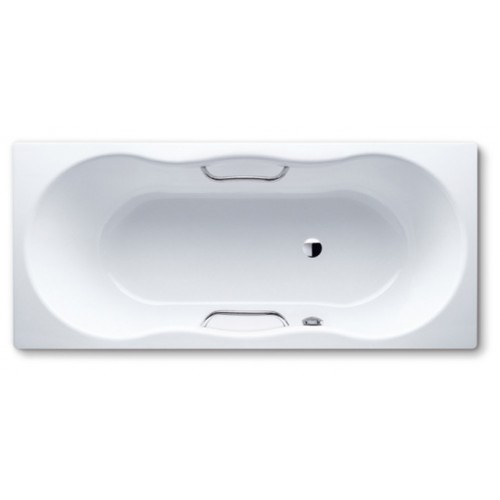 Kaldewei Novola Duo Duo Star Rechteck Badewanne weiß mit Lochbohrungen 170x75x44 241700010