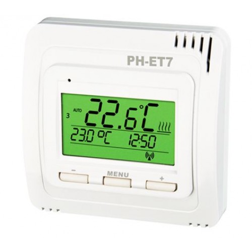 ELEKTROBOCK Funk-Thermostat für Elektroheizung PH-ET7-V