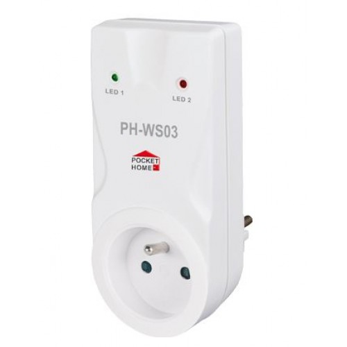 ELEKTROBOCK Empfänger Zwischensteckdose PH-WS03