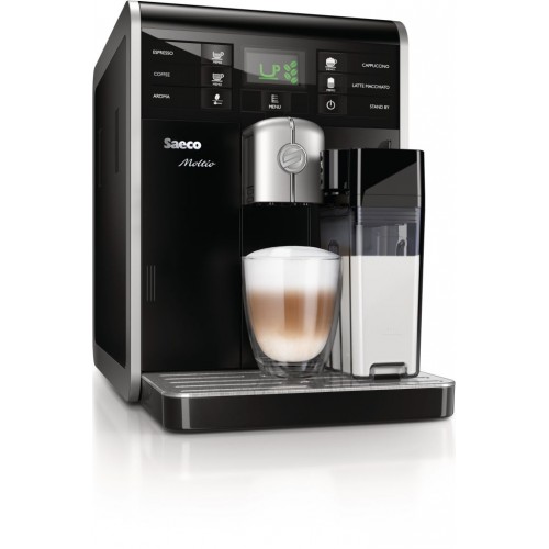 SAECO Moltio Black Kaffeevollautomat mit Milchkaraffe HD8769/09