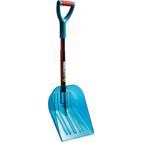 ARMSTRONG Schneeschaufel Teleskopisch transparent/blau