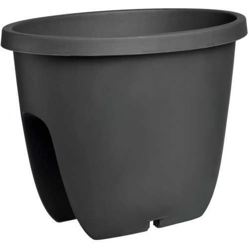 PLASTKON Geländerkasten Balconia Ovi 30 cm anthrazit
