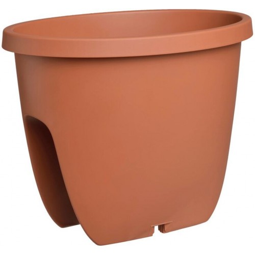 PLASTKON Geländerkasten Balconia Ovi 30 cm terrakotta