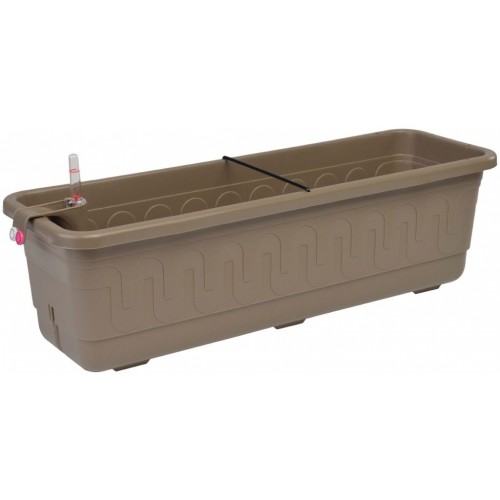 PLASTKON Bewässerungssystem Blumenkasten Smart System Fantazie 60 cm taupe