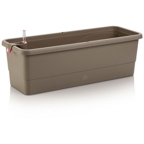 PLASTKON Bewässerungssystem Blumenkasten Smart System Gardenie 60 cm taupe