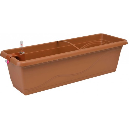 PLASTKON Bewässerungssystem Blumenkasten Smart System Extra Line 80 cm terrakotta