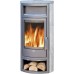 ABX POLAR 4654-4-II Holz-Kaminofen, graues Blech, coffee-kachel 4654-4KCc