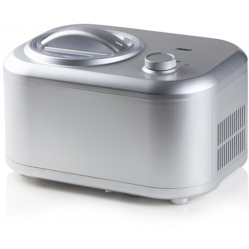 PRIMO Eismaschine mit Kompressor (1l/100W) silber PR406IM