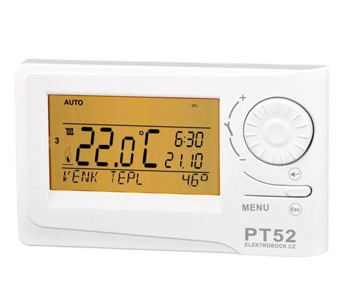 ELEKTROBOCK PT52 Raumthermostat für Kessel mit OpentTherm (OT+) Kommunikation