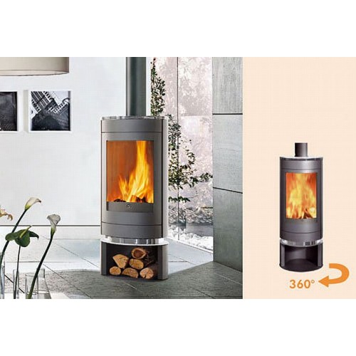 EDILKAMIN ROLLER Holz-Kaminofen, luftführend, 620150