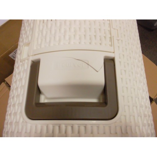 B-Ware AUSVERKAUF Curver Style Katzentoilette, vintage/creme, 00615-P16 RISS 