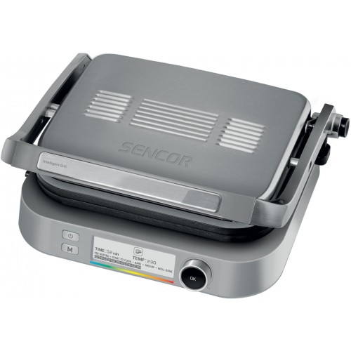 SENCOR SBG 6231SS Kontaktgrill mit LCD-Display 2100W