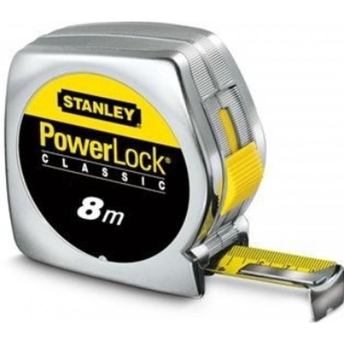 Stanley 1-33-198 PowerLock Bandmass (Kunststoff) 8m/25mm