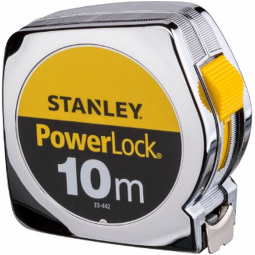Stanley 1-33-442 PowerLock Bandmaß Kunststoff 10m/25mm